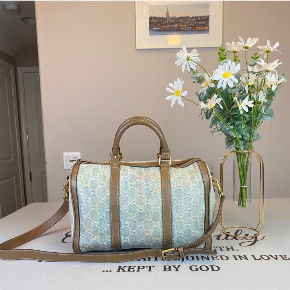 Denim vintage Gucci bag “reposh”